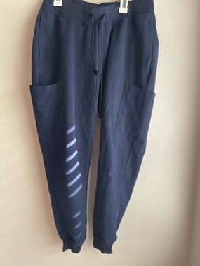 Women’s Navy Drawstring Jogger Scrub Pants